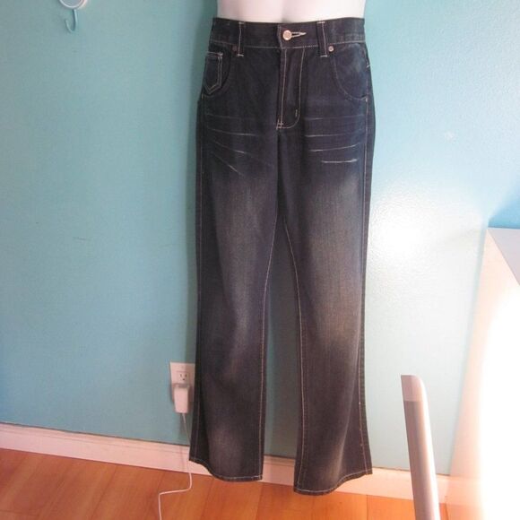 Mens Ranger Jeans 100% Cotton Size 30 X 32 Dark Wash Like New - Picture 6 of 11